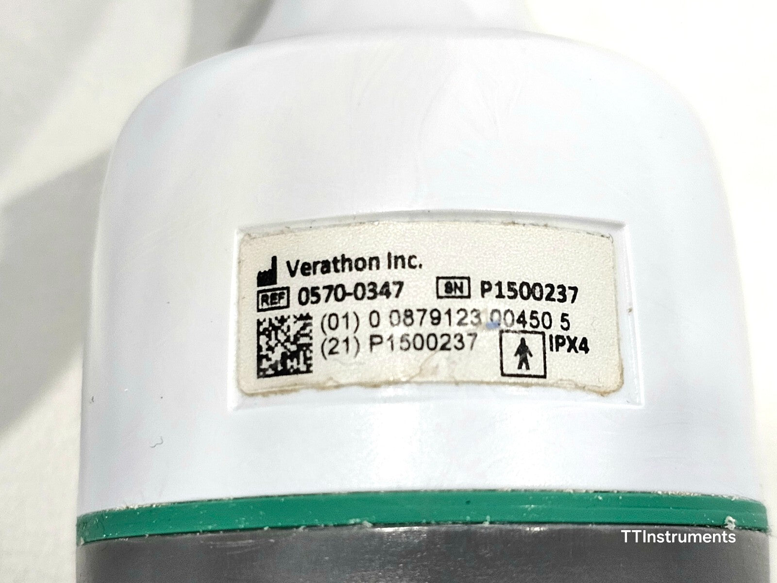 Verathon 0570-0346 BladderScan PRIME + 0570-0347 Probe 0400-0130 Charger & Batt