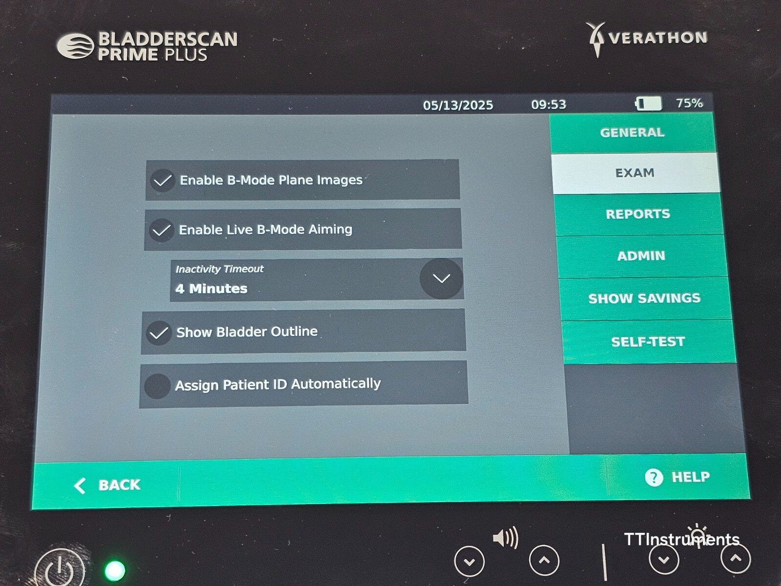 Verathon 0570-0394 BladderScan Prime Plus with Probe and Battery + Charger