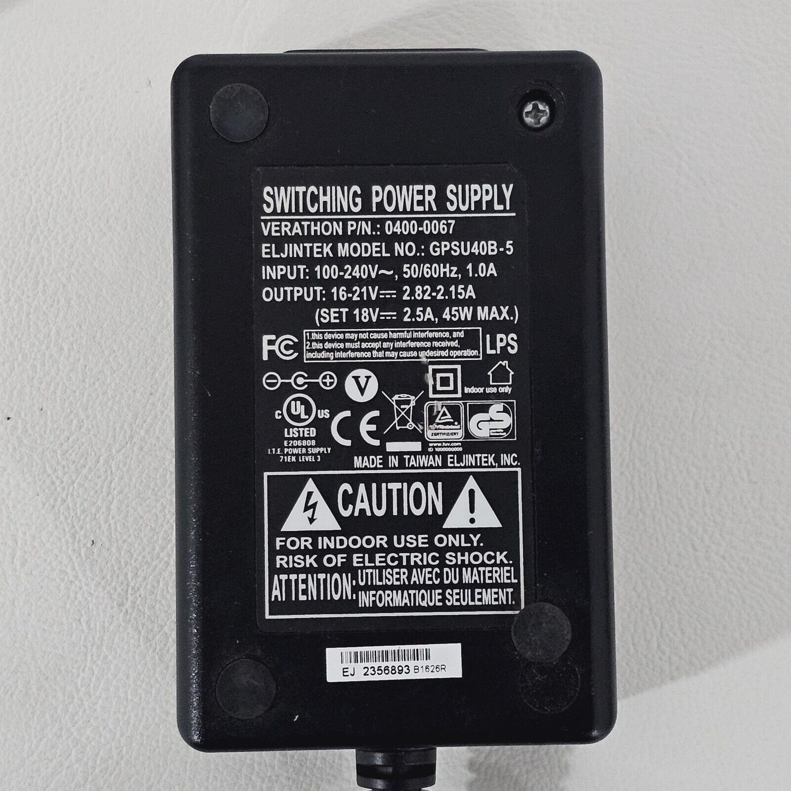 Verathon BVI 9400 BladderScan Charger 0570-0193 & 2 Batteries 0400-0066