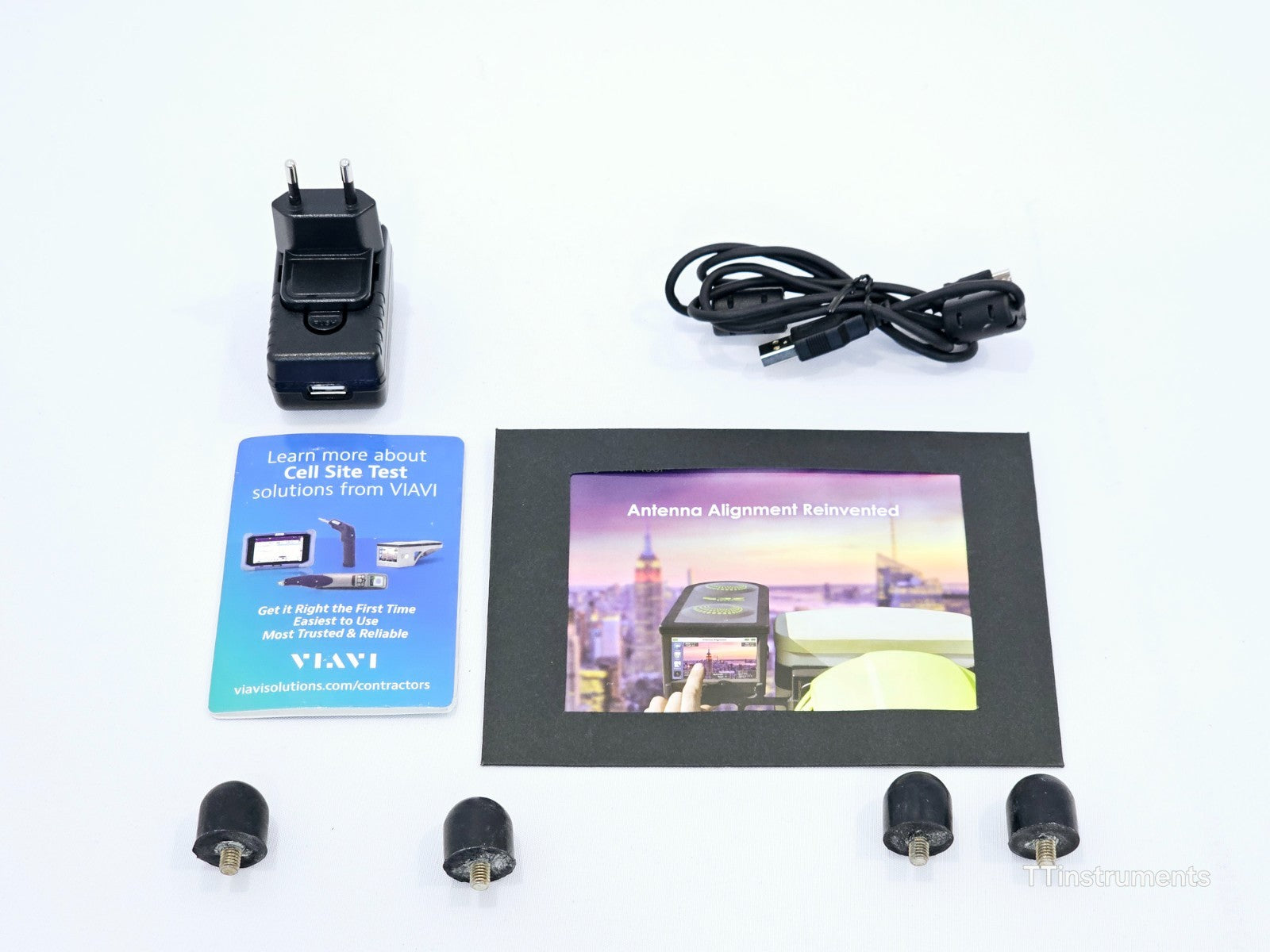 Viavi 3Z RFV-2000 with rubber bumpers for microwave antenna installation