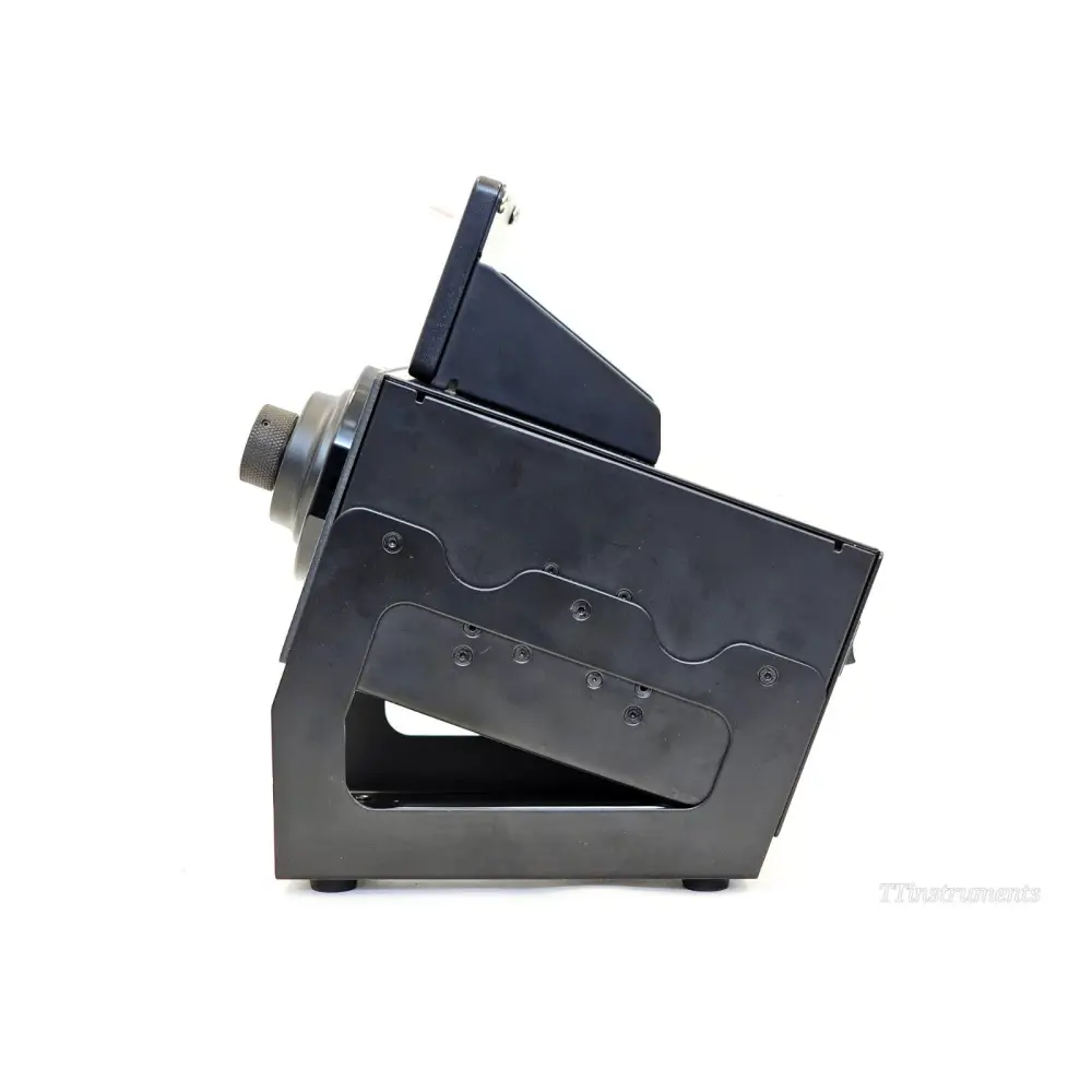 VIAVI FVAi-2400 bench-top fibre scope left side view with optical LWD lens port and frame stand visible