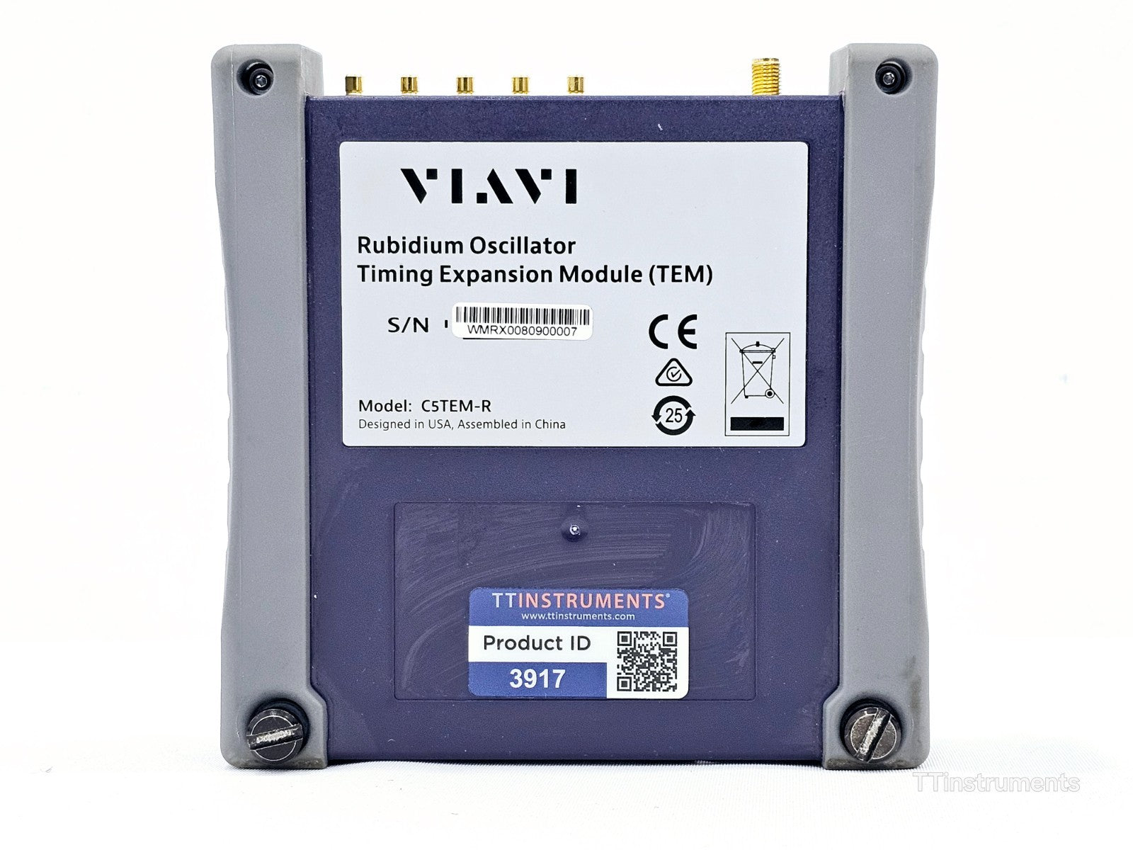 Viavi C5TEMR Rubidium Oscillator Timing Expansion Module TEM