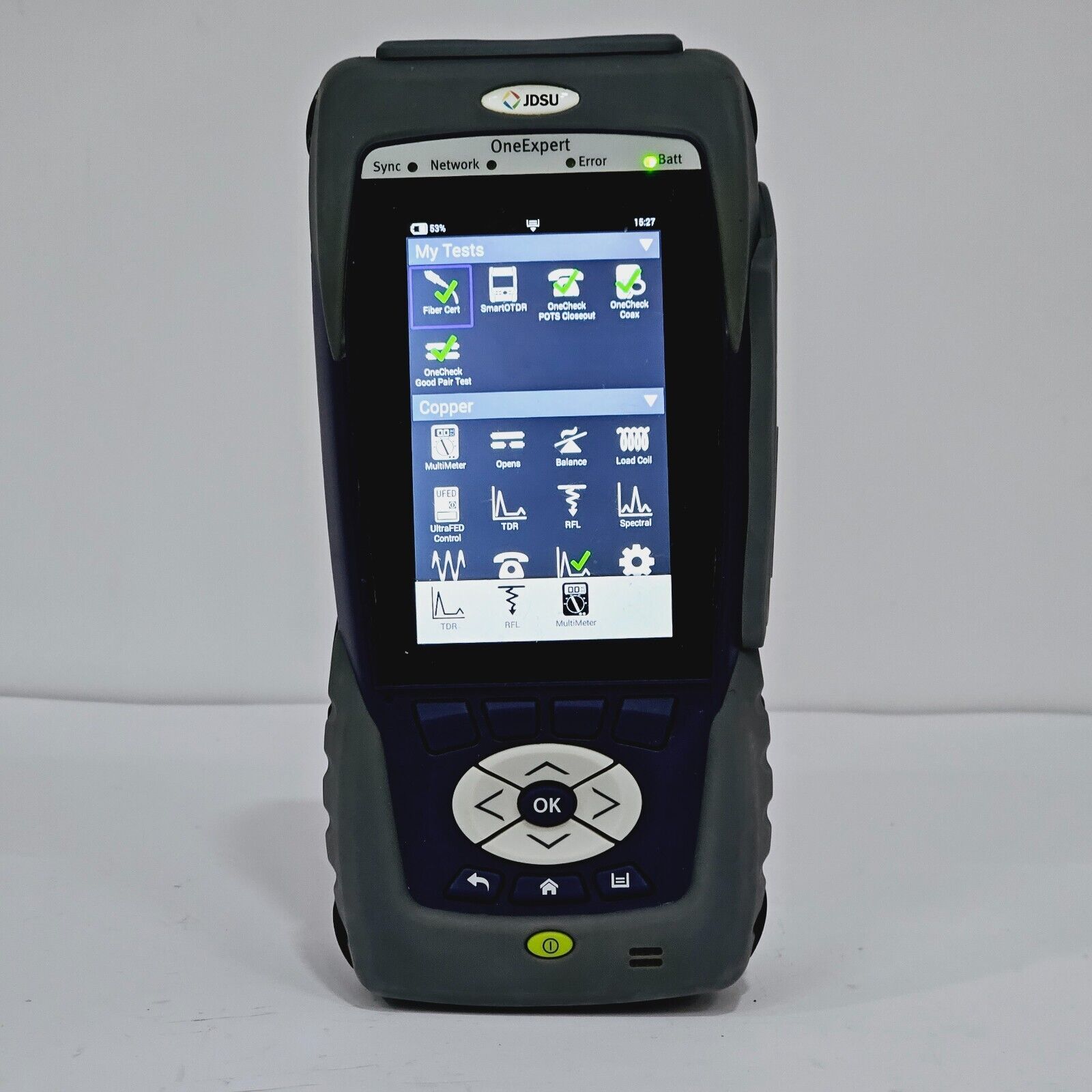 Viavi Calibrated OneExpert ONX-580 DSL Bonded IP Video Mobile RFL VoIP HPNA + Op