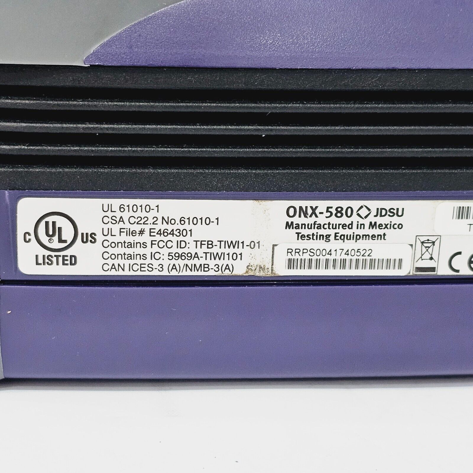 Viavi Calibrated OneExpert ONX-580 DSL Bonded IP Video Mobile RFL VoIP HPNA + Op