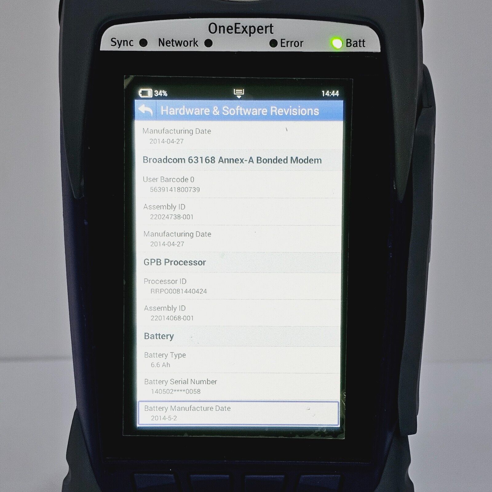 Viavi Calibrated OneExpert ONX-580 DSL Bonded IP Video Mobile RFL VoIP HPNA True