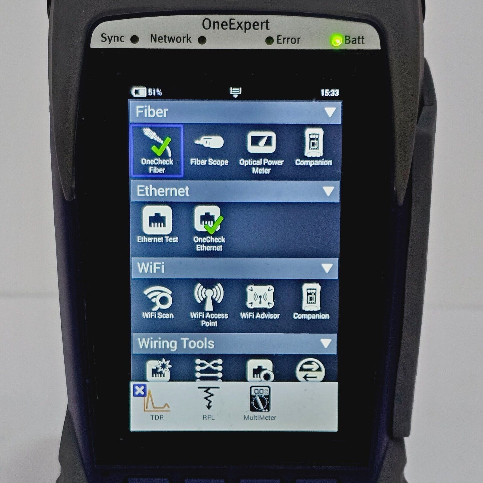 Viavi Calibrated OneExpert ONX-580 DSL Bonded IP Video Mobile RFL VoIP HPNA + Op