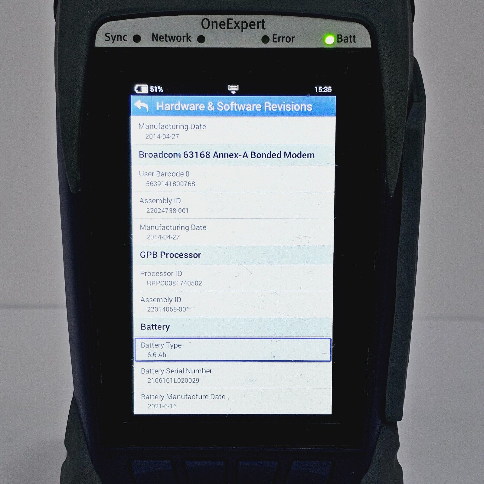 Viavi Calibrated OneExpert ONX-580 DSL Bonded IP Video Mobile RFL VoIP HPNA + Op