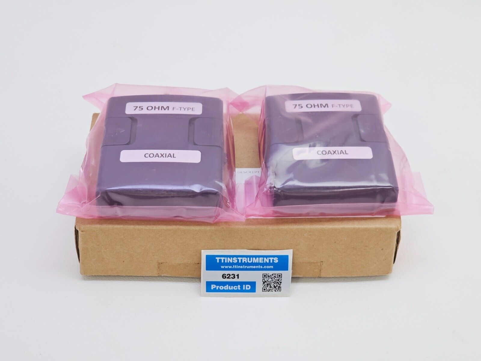 Viavi Certifier 75 OHM F-TYPE Interface COAXIAL Adapter Set NGC-4500-COAX PAIR