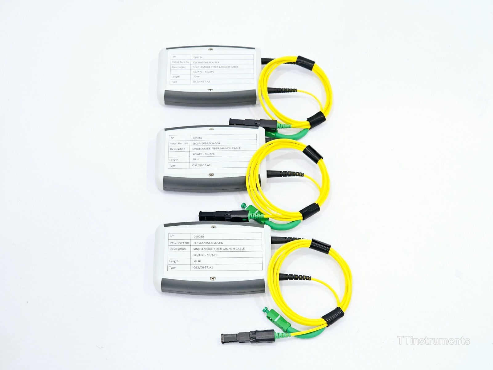 VIAVI ELCSM20M-SCA-SCA 20M SM FIBER LAUNCH CABLE SC/APC-SC/APC FOR SMARTOTDR/OPT