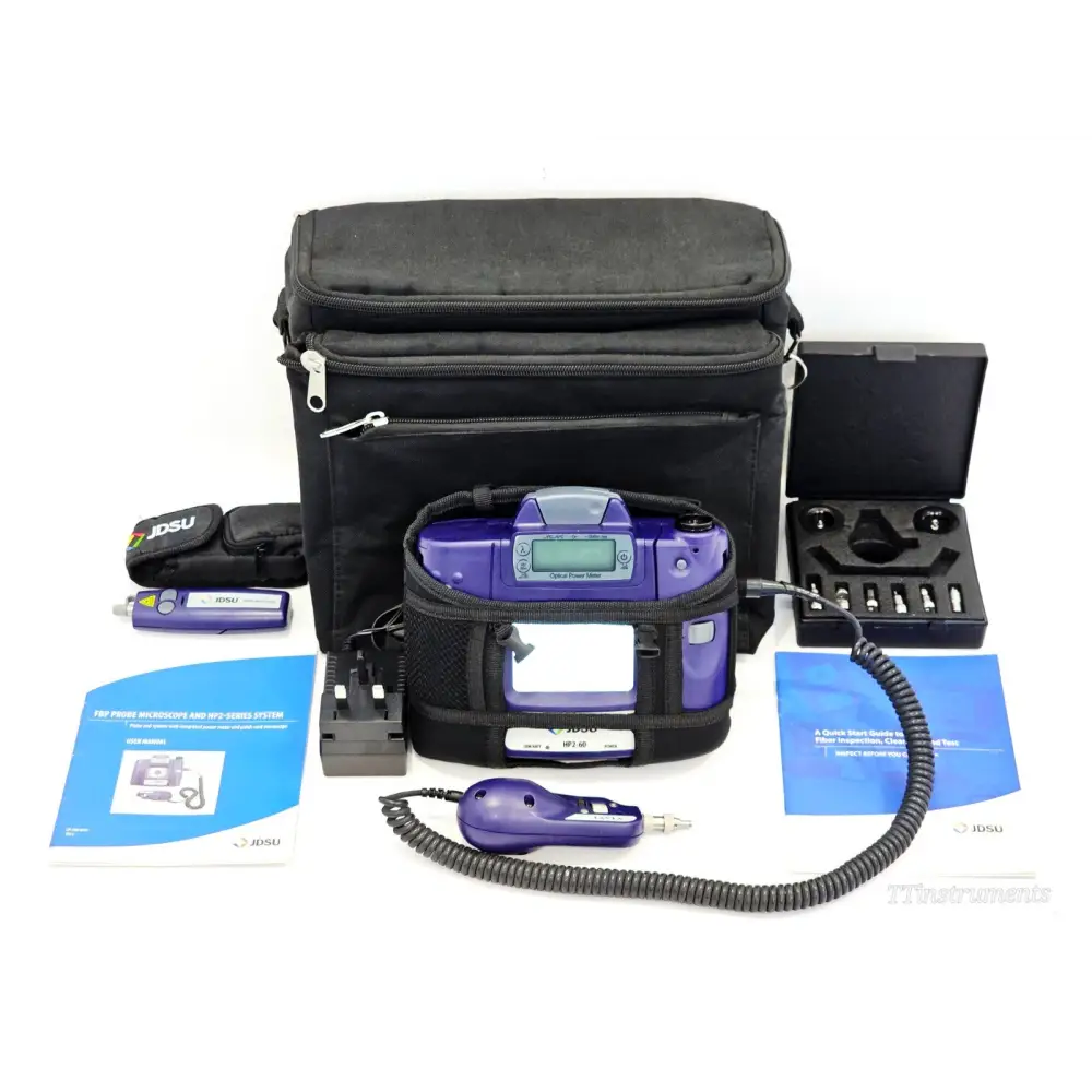 Viavi JDSU FIT-S205-PRO HP2-60-P4 fibre inspection kit complete set with carrying case