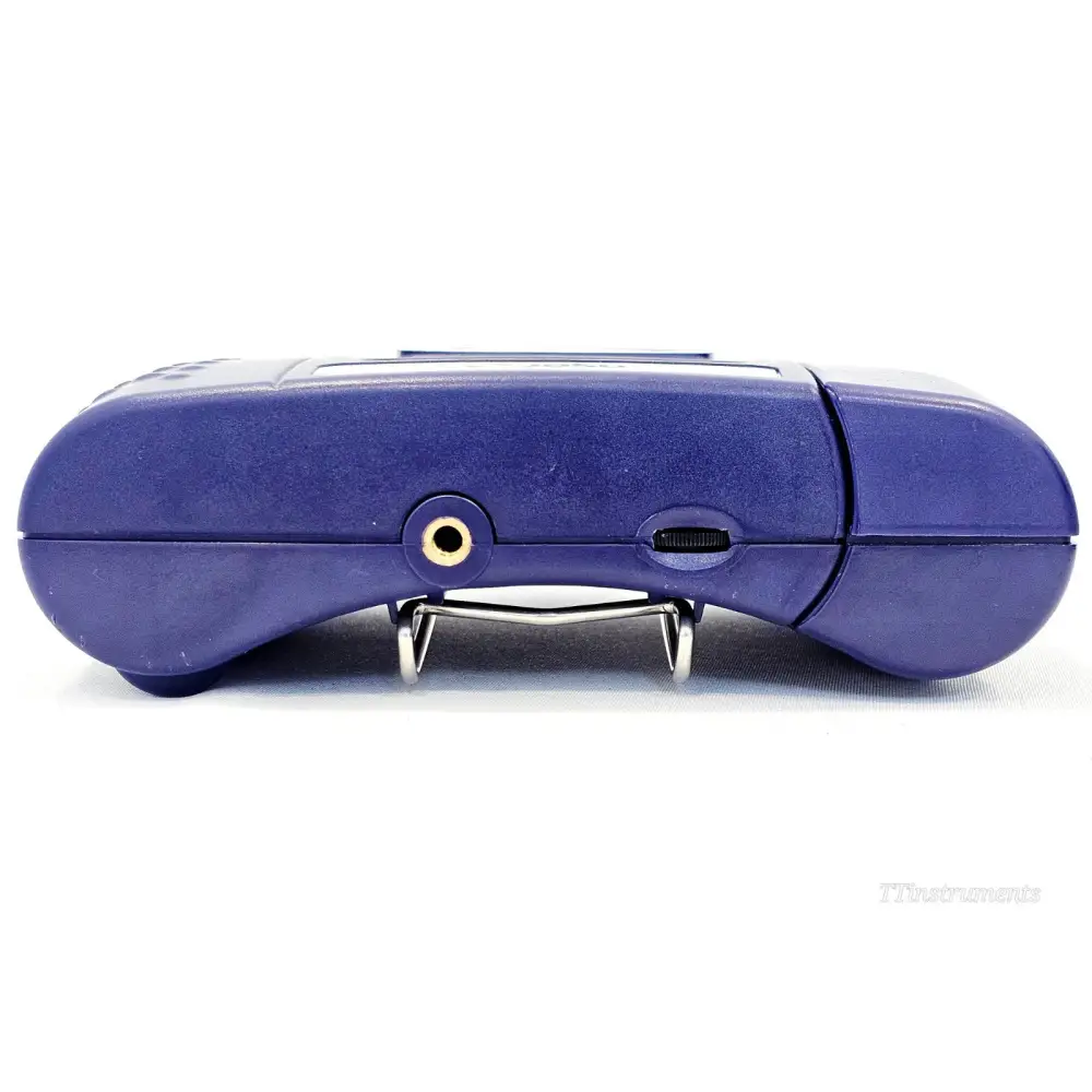 JDSU HP2-60-P4 top view showing 3.5mm audio/data jack, scroll wheel and UPP optical port cap with kickstand