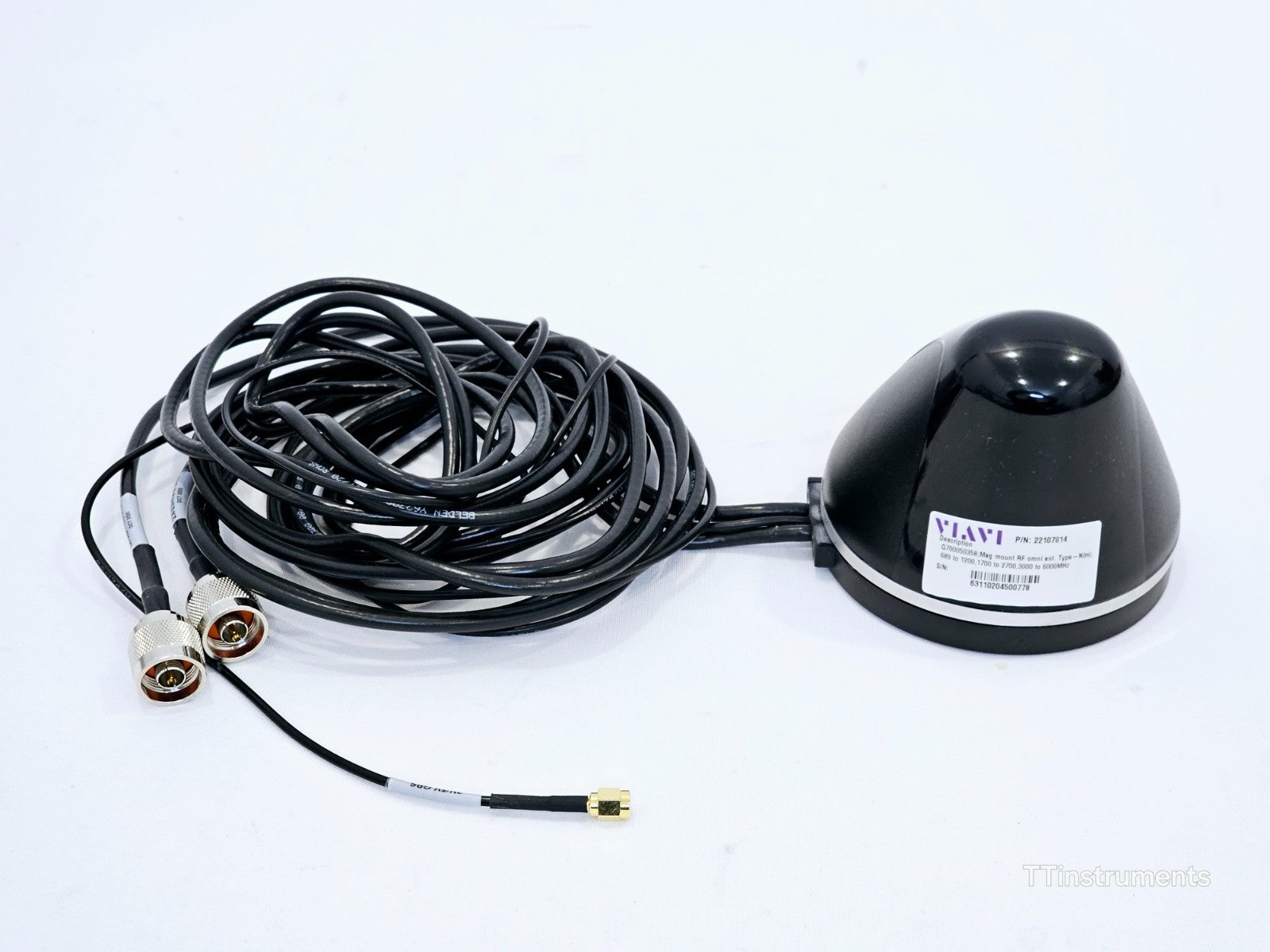 Viavi G700050358 Magnet Mount RF Omni Antenna, Type N(m) Plug, 694 to 6000 MHz
