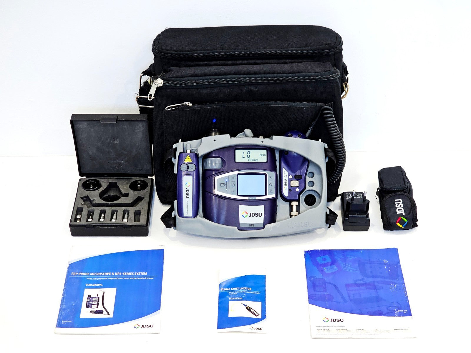 Viavi HP3-60-P4 Fiber Scope with 4x Tips and Power Meter + VFL0