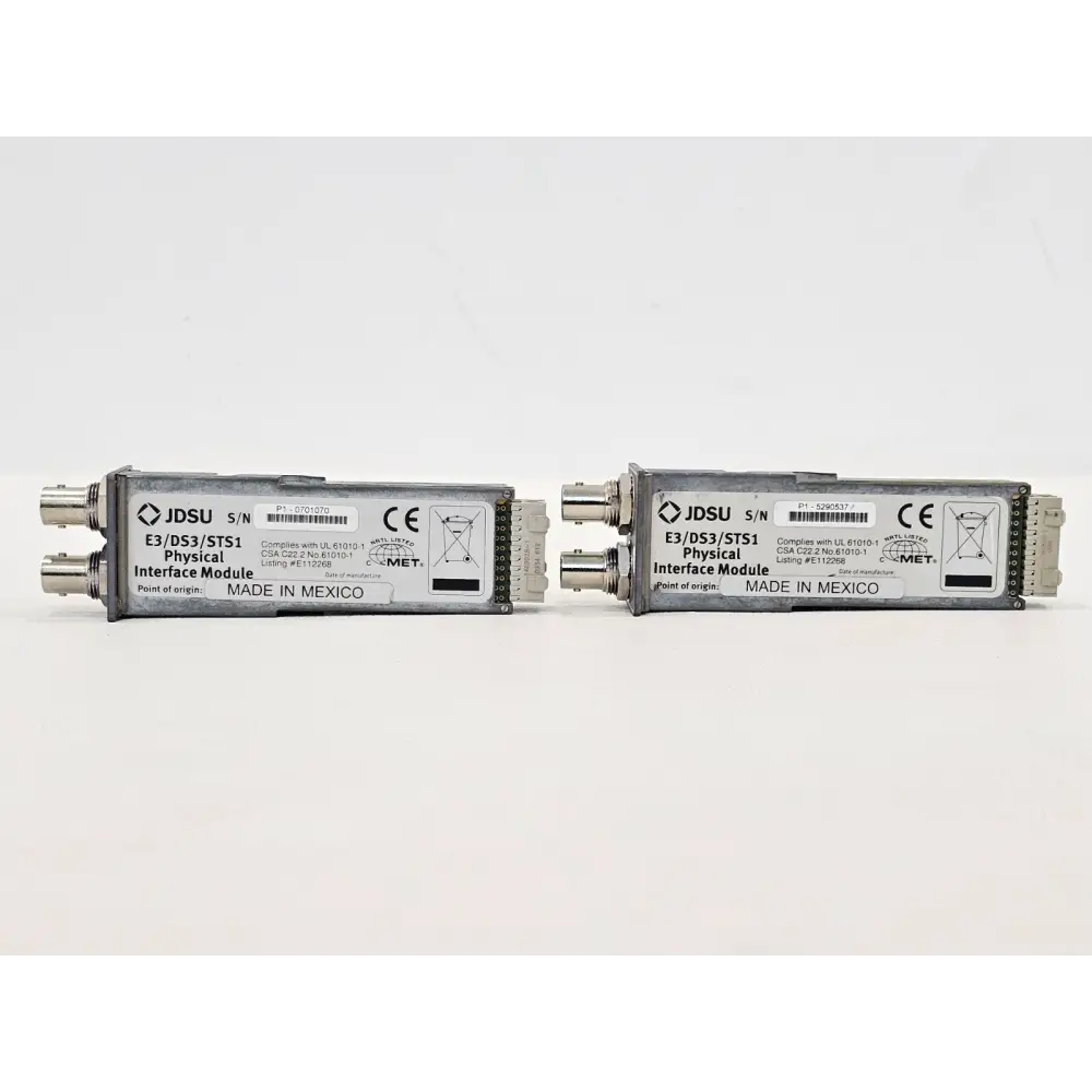 Viavi JDSU E3/DS3/STS1 PIM module detail view showing module identification label