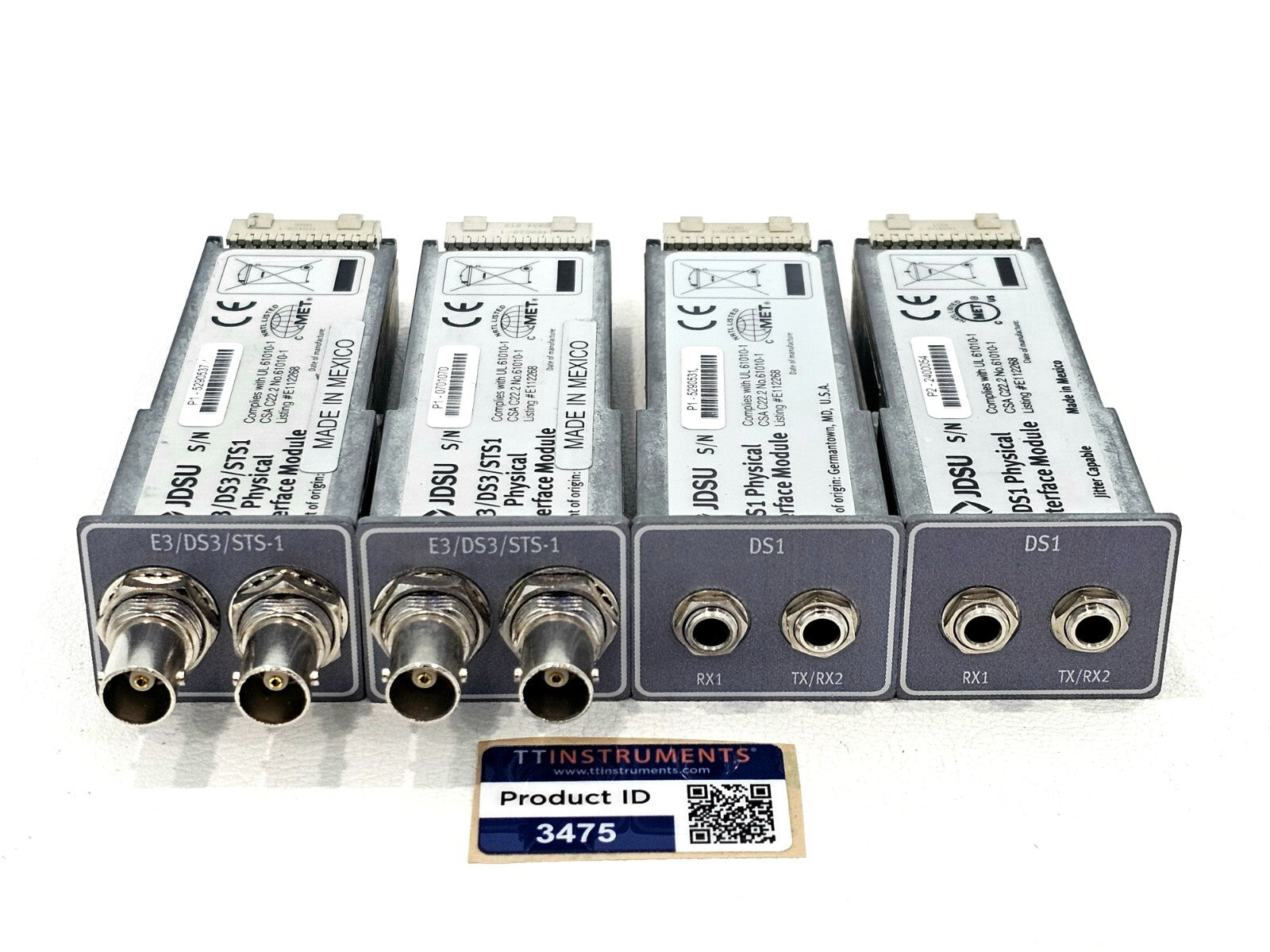 Viavi JDSU 2x E3/DS3/STS1 + 2x DS1 PIM Modules