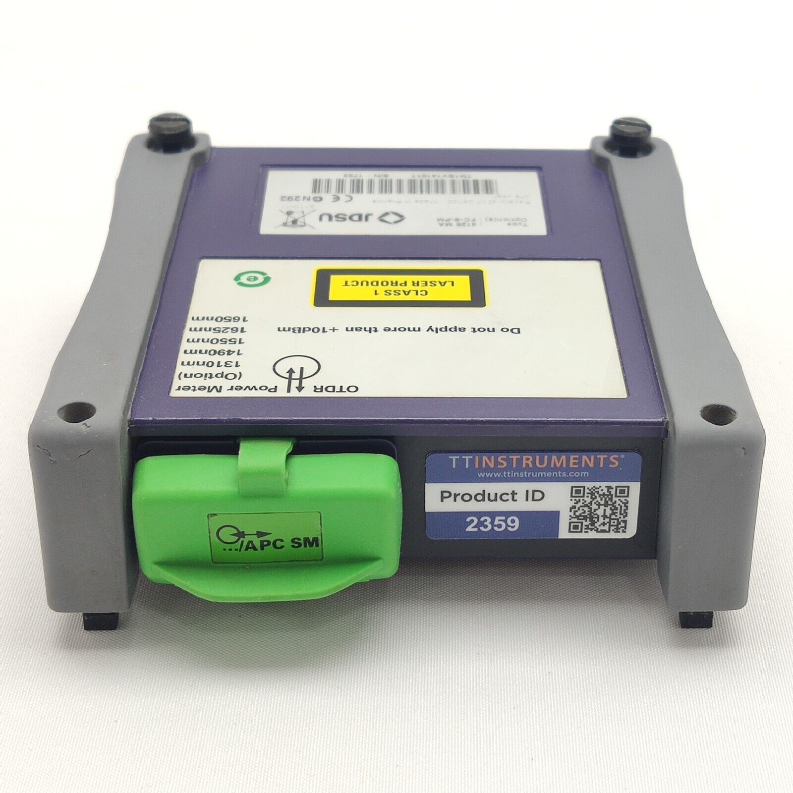 Viavi JDSU 4126 MA SM OTDR 1310/1550 nm 40/38 dB APC FC-S-PM Metro Access FTTH