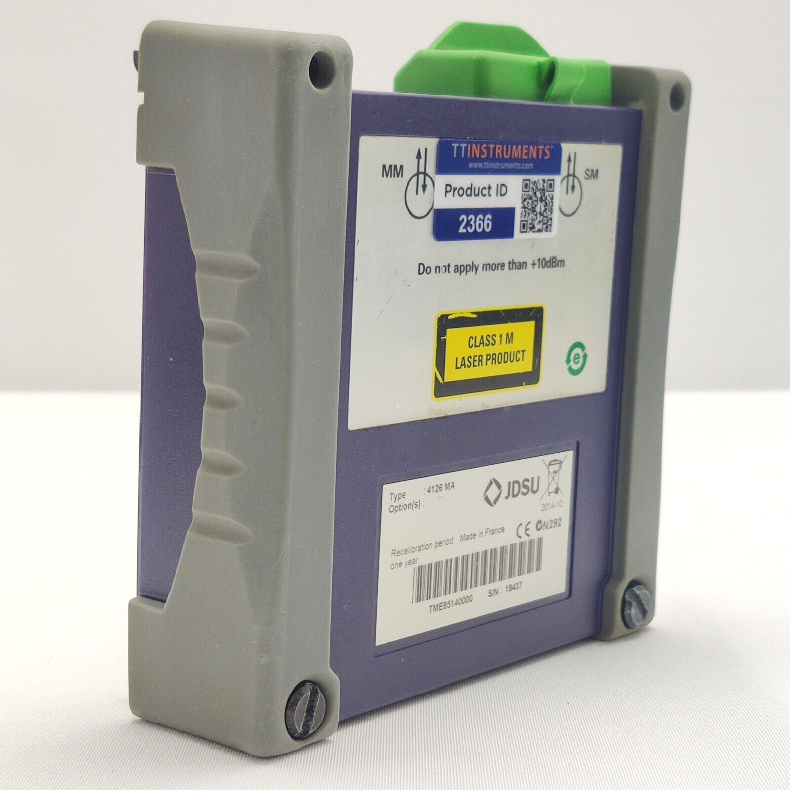 Viavi JDSU 4126 MA SM OTDR 1310/1550 nm 40/38 dB APC Metro Access FTTH