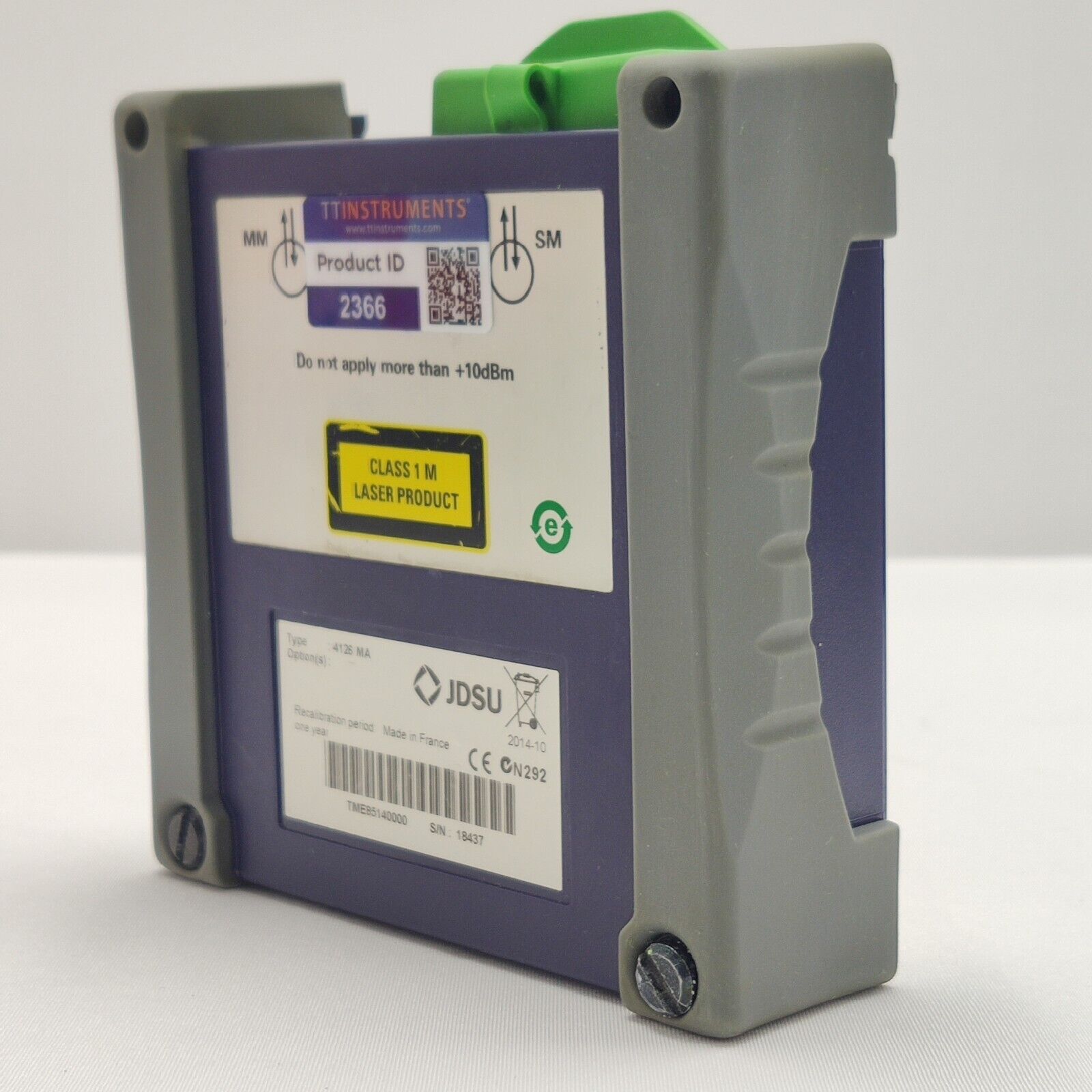 Viavi JDSU 4126 MA SM OTDR 1310/1550 nm 40/38 dB APC Metro Access FTTH