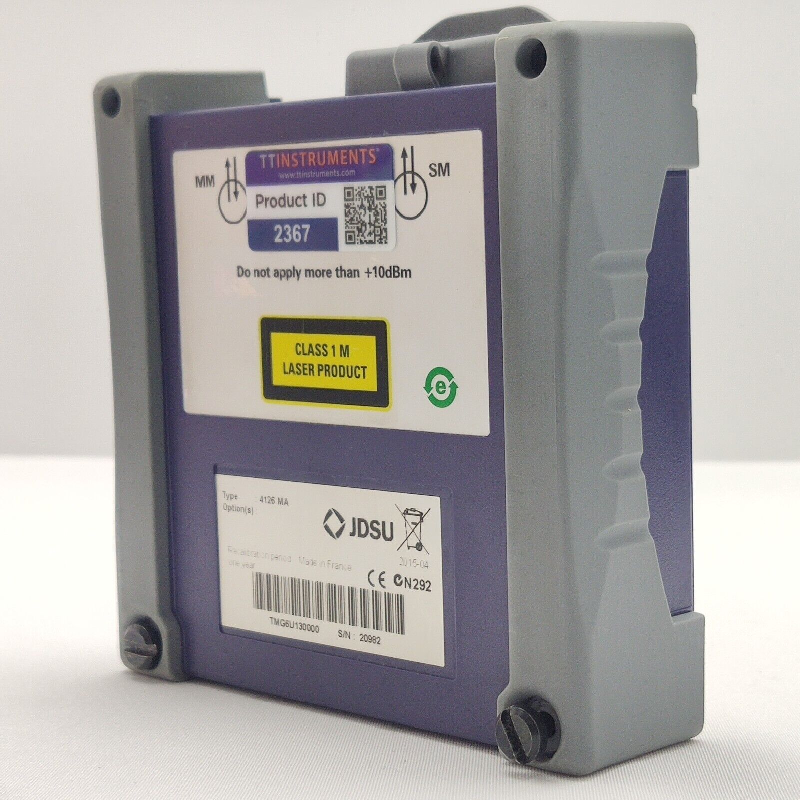 Viavi JDSU 4126 MA SM OTDR 1310/1550 nm 40/38 dB PC Metro Access FTTH