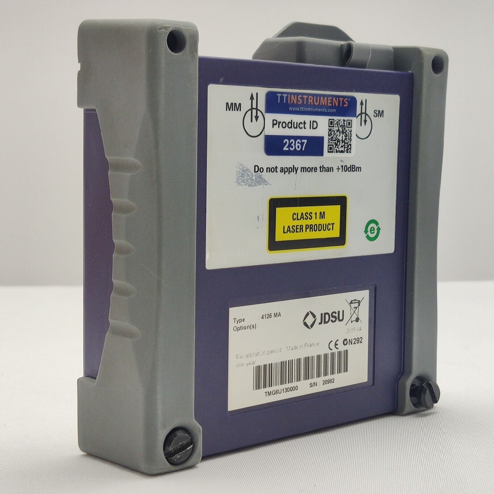 Viavi JDSU 4126 MA SM OTDR 1310/1550 nm 40/38 dB PC Metro Access FTTH