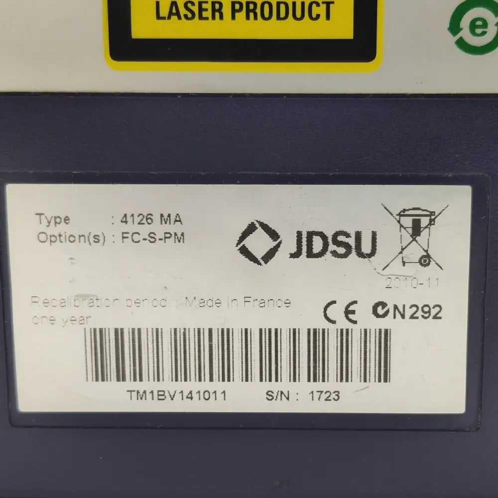 Viavi 4126 MA OTDR module showing 1310/1550 nm optical ports and connectors