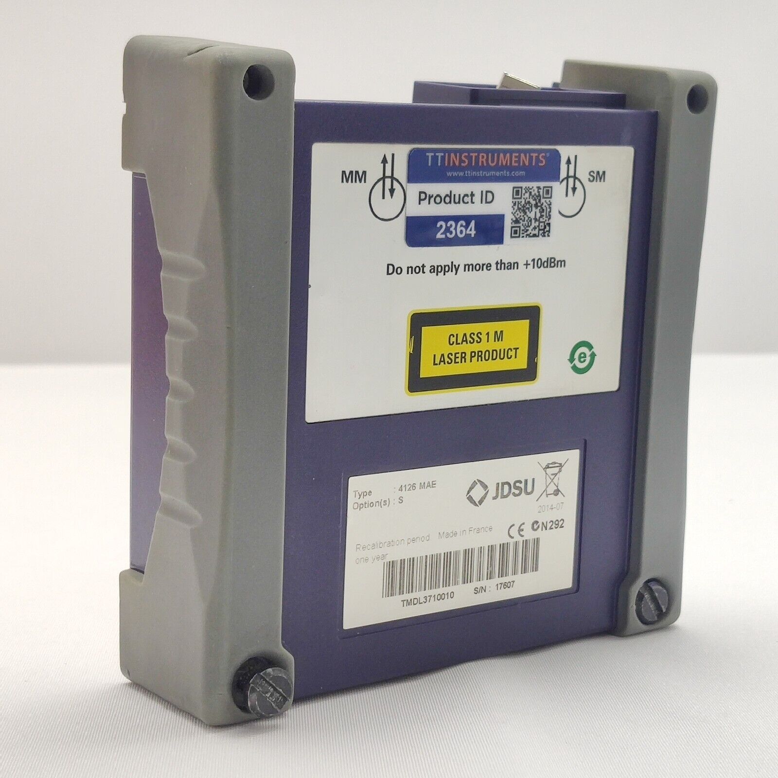 Viavi JDSU 4126 MAE SM OTDR 1310/1550 nm 40/38 dB PC S Enhanced Metro Access