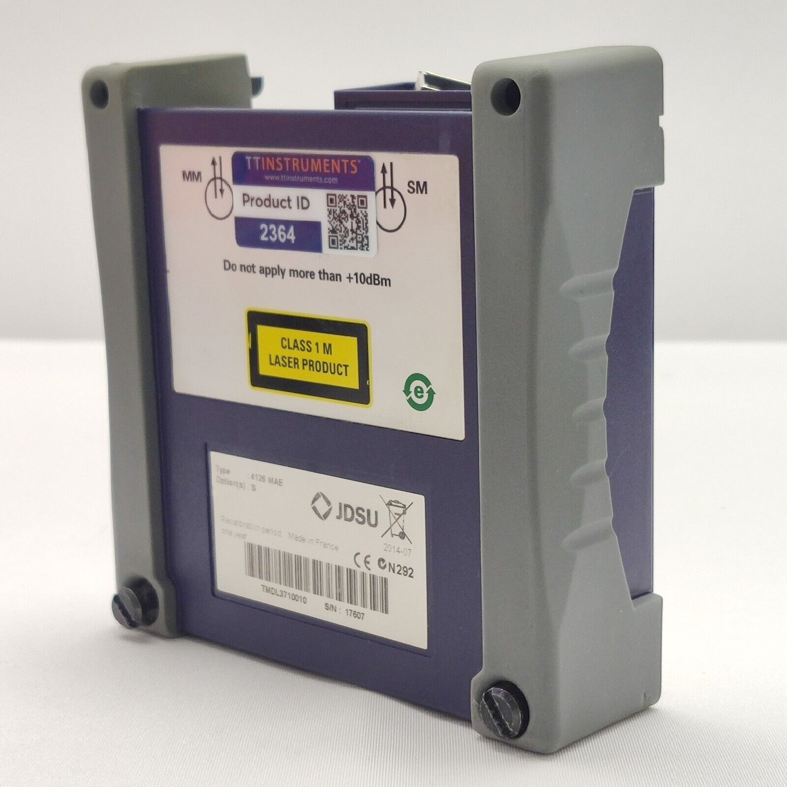 Viavi JDSU 4126 MAE SM OTDR 1310/1550 nm 40/38 dB PC S Enhanced Metro Access