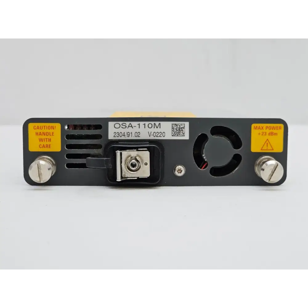 Viavi JDSU 6000A V2 OSA-110M FC optical port connector close-up