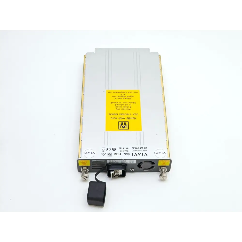 Viavi 6000A V2 display showing OSA spectrum measurement trace across 1250–1650 nm range