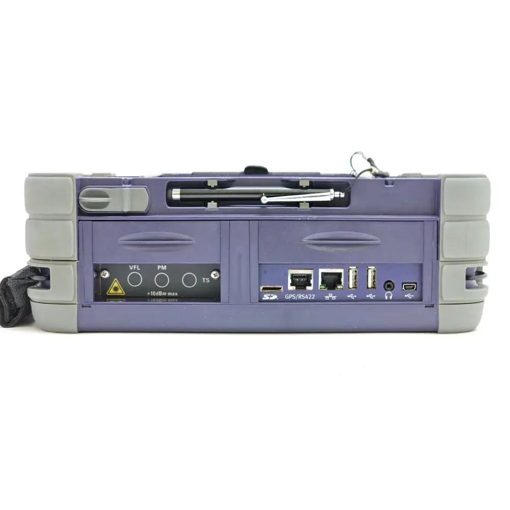 Viavi 6000A V2 OSA unit left-side view showing input and interface ports