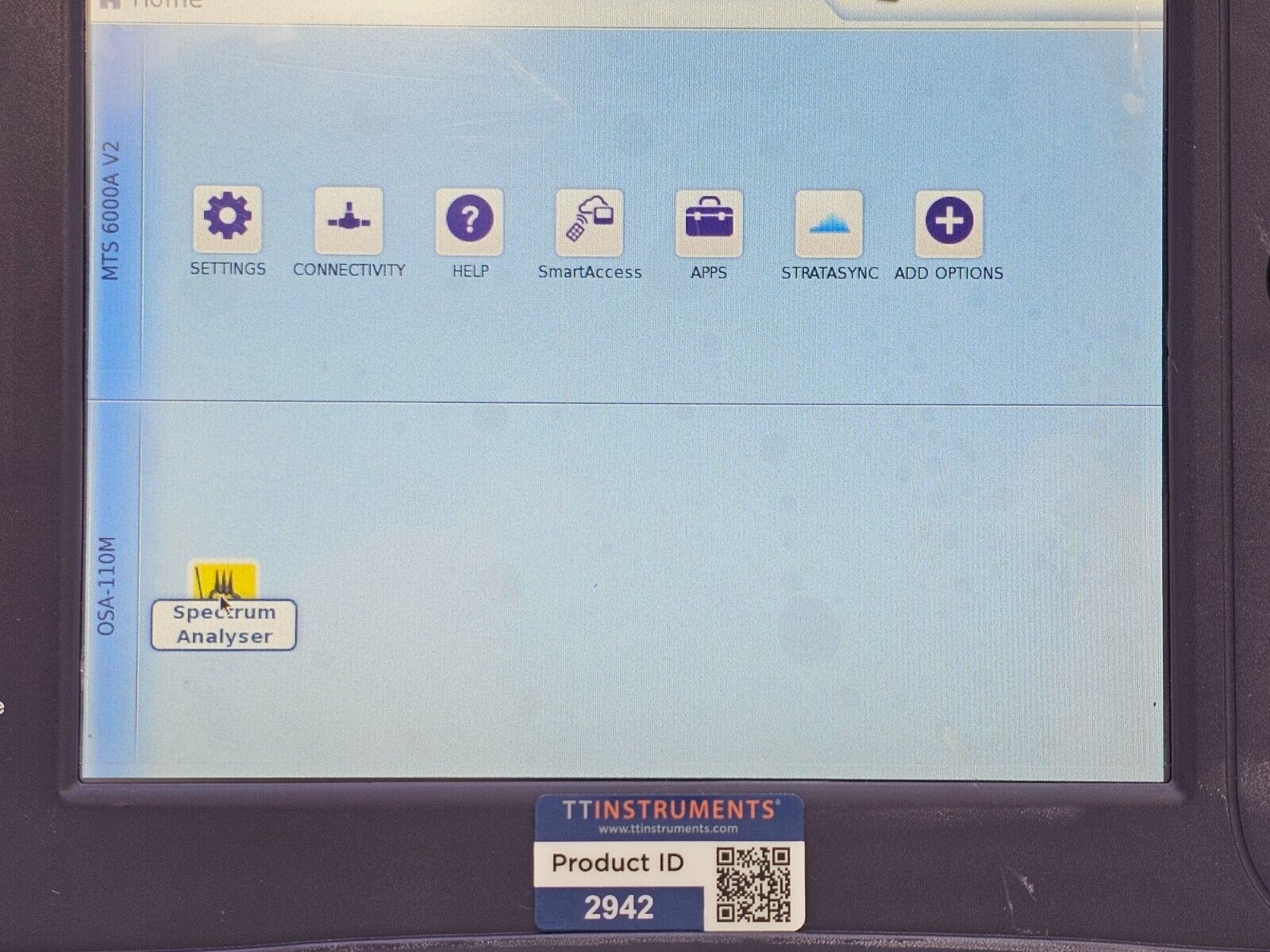 Viavi JDSU 6000A V2 + OSA-110M 1250 - 1650 nm OSA Optical Spectrum Analyzer 3