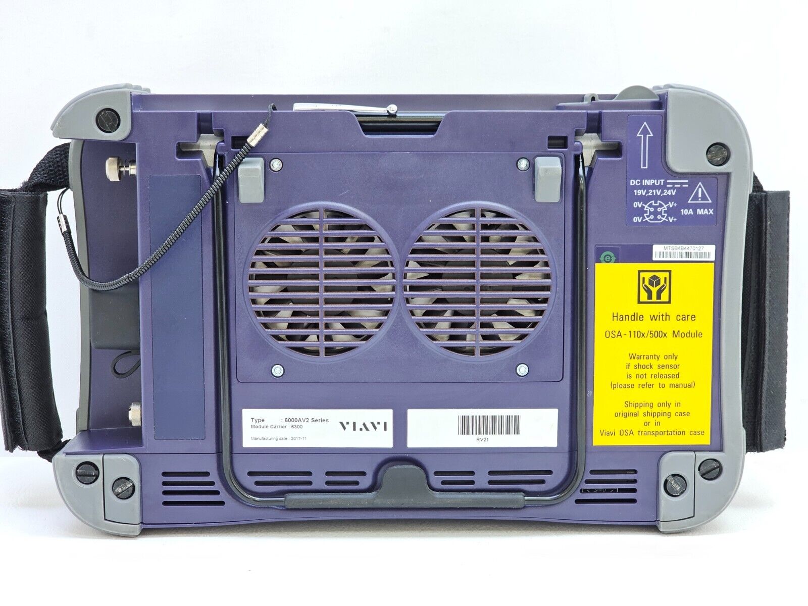 Viavi JDSU 6000A V2 + OSA-110M 1250 - 1650 nm OSA Optical Spectrum Analyzer 2