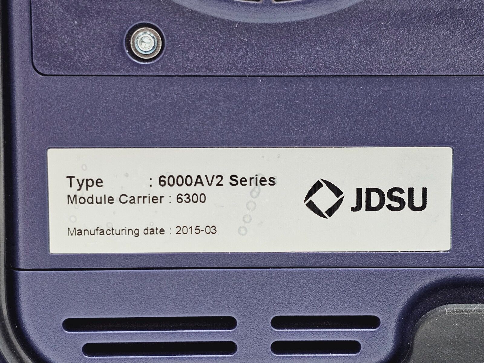 Viavi JDSU 6000A V2 + OSA-110M 1250 - 1650 nm OSA Optical Spectrum Analyzer 4