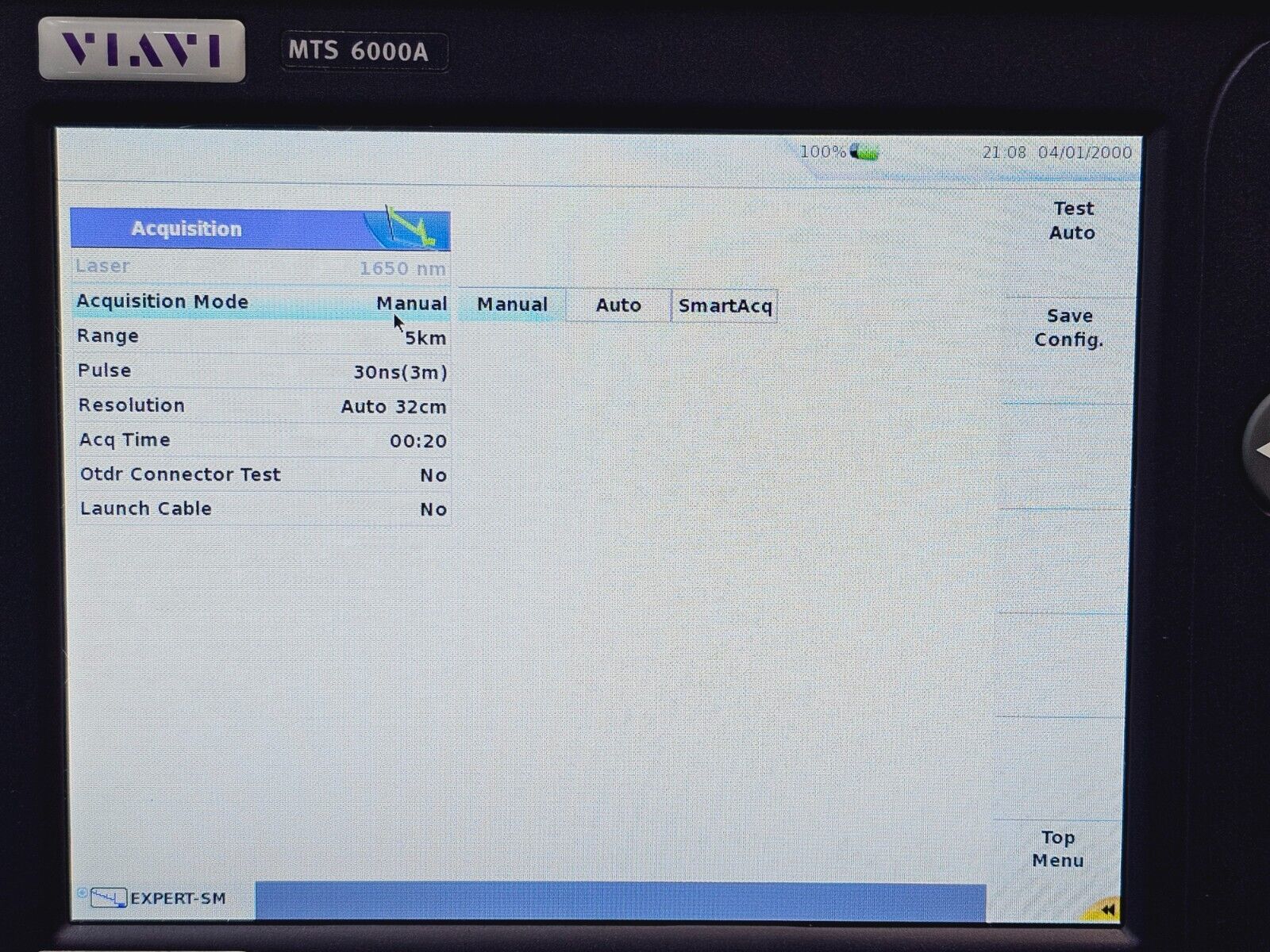 Viavi JDSU 81165 B OTDR Module 1650 nm In-Service Filtered E81165B APC 43 dB
