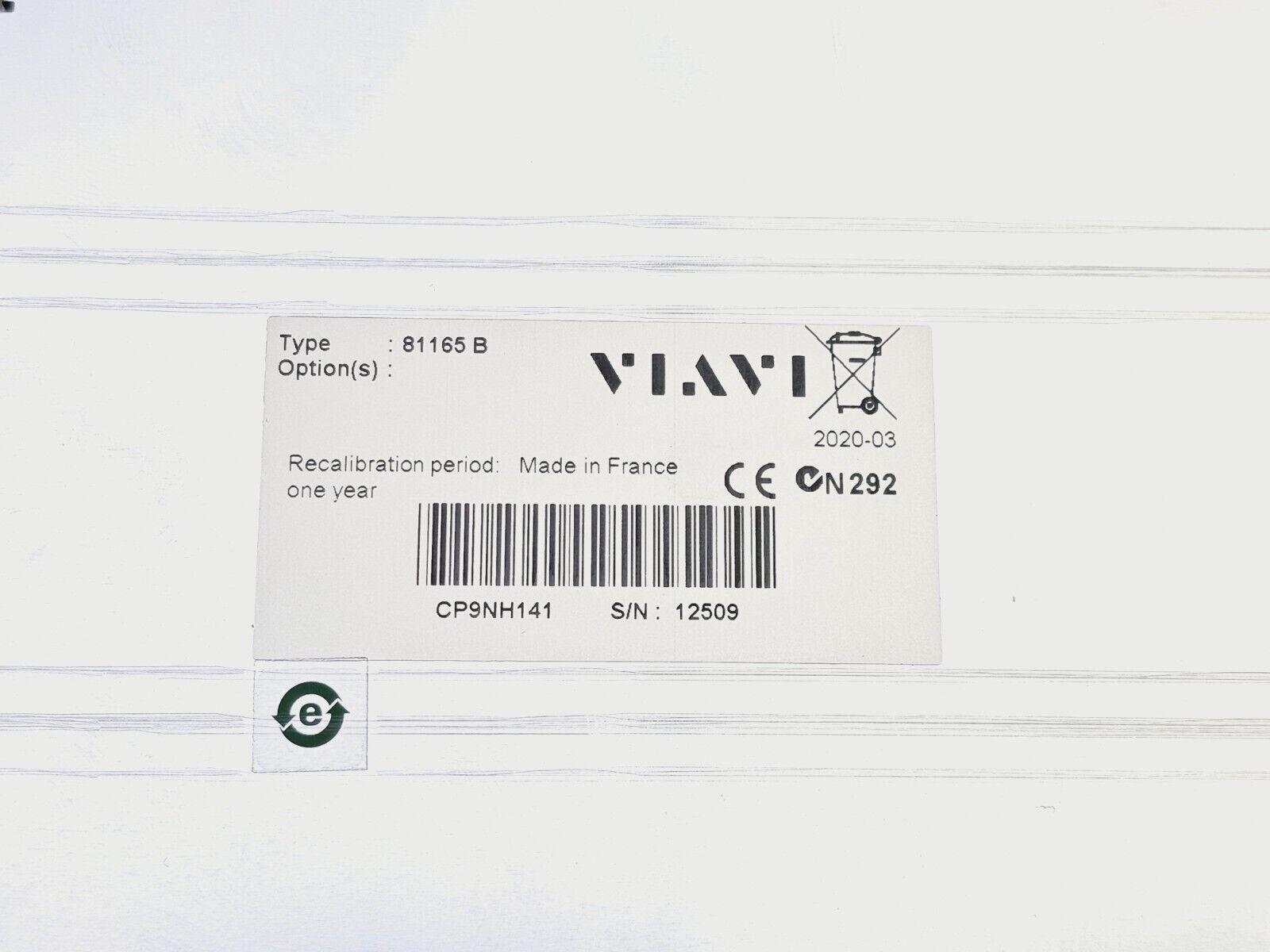 Viavi JDSU 81165 B OTDR Module 1650 nm In-Service Filtered E81165B APC 43 dB
