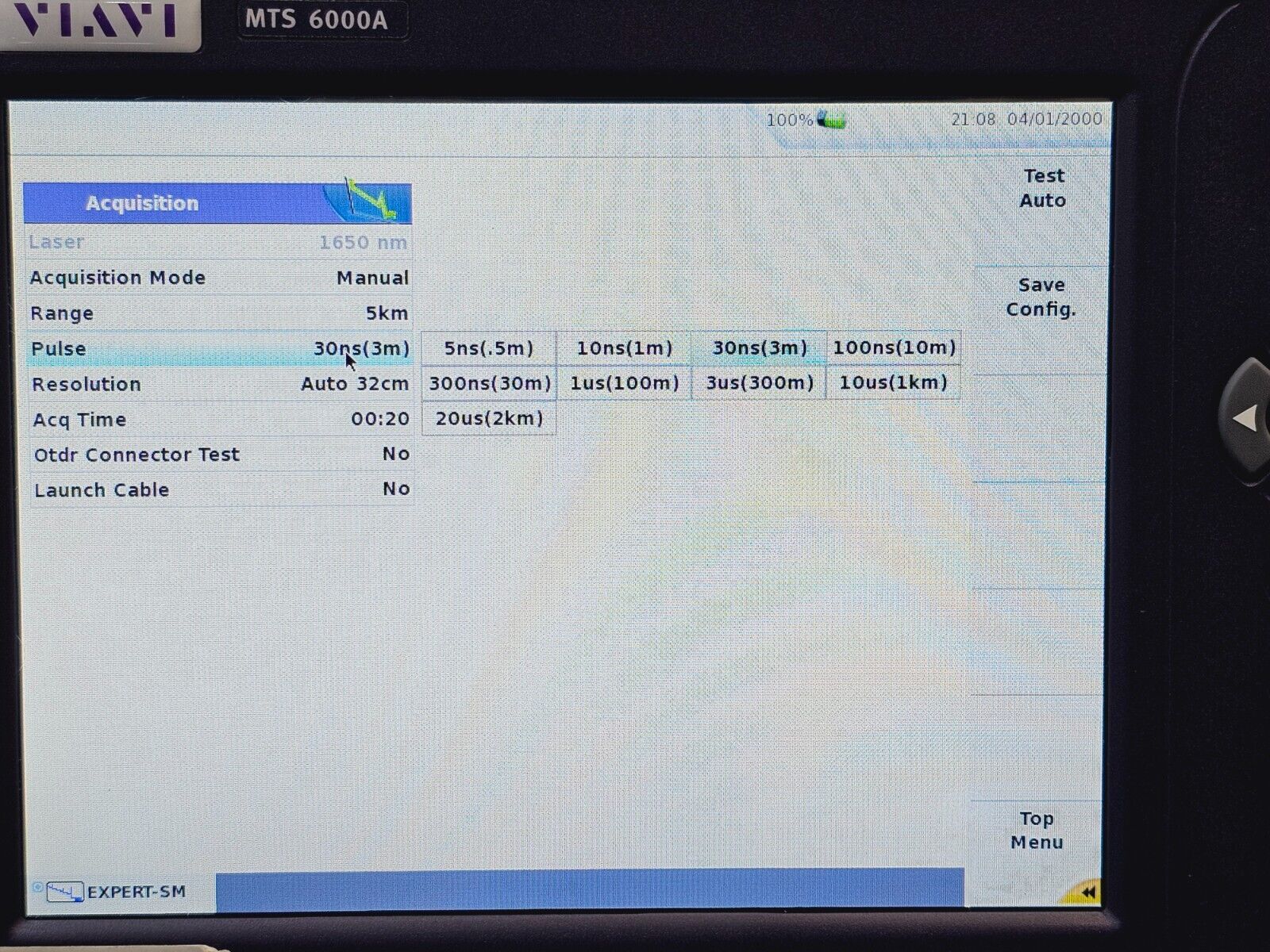 Viavi JDSU 81165 B OTDR Module 1650 nm In-Service Filtered E81165B APC 43 dB
