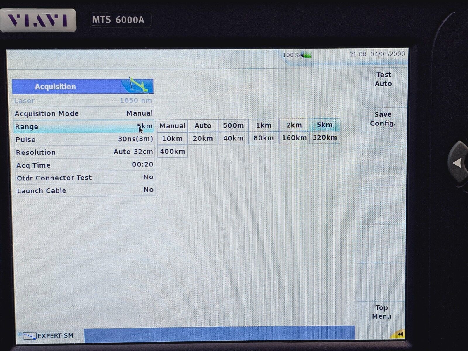 Viavi JDSU 81165 B OTDR Module 1650 nm In-Service Filtered E81165B APC 43 dB