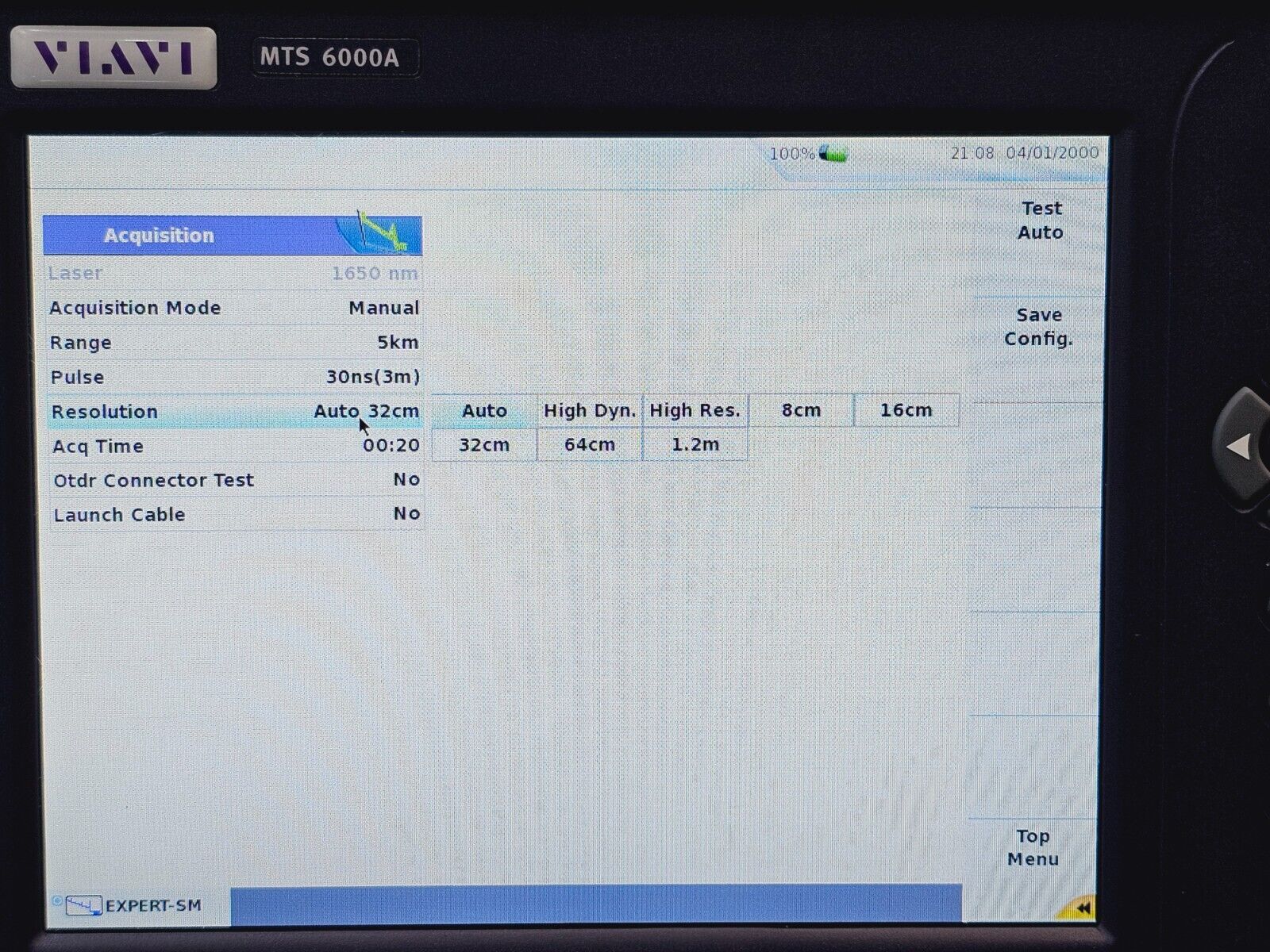 Viavi JDSU 81165 B OTDR Module 1650 nm In-Service Filtered E81165B APC 43 dB