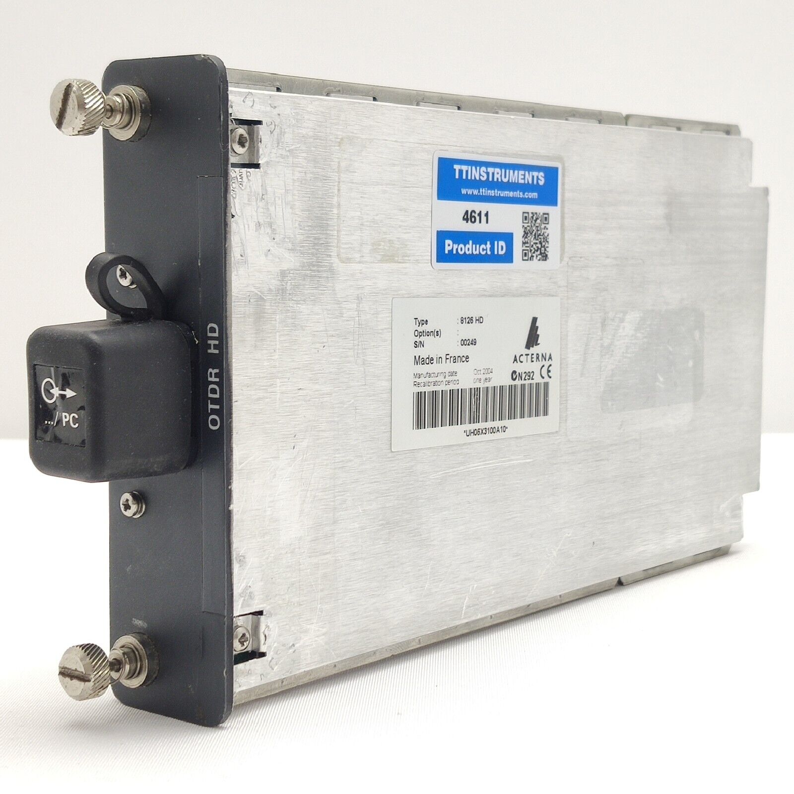 Viavi JDSU 8126 HD OTDR 1310/1550 nm SM 42/40 dB Long Range PC 380KM E8126 HD