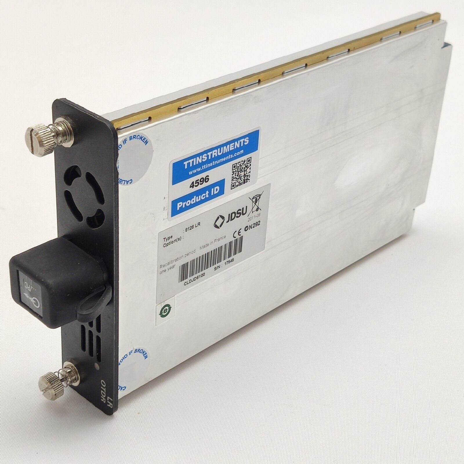 Viavi JDSU 8126 MR OTDR 1310/1550 nm SM 40/38 dB Medium Range High Resolution PC