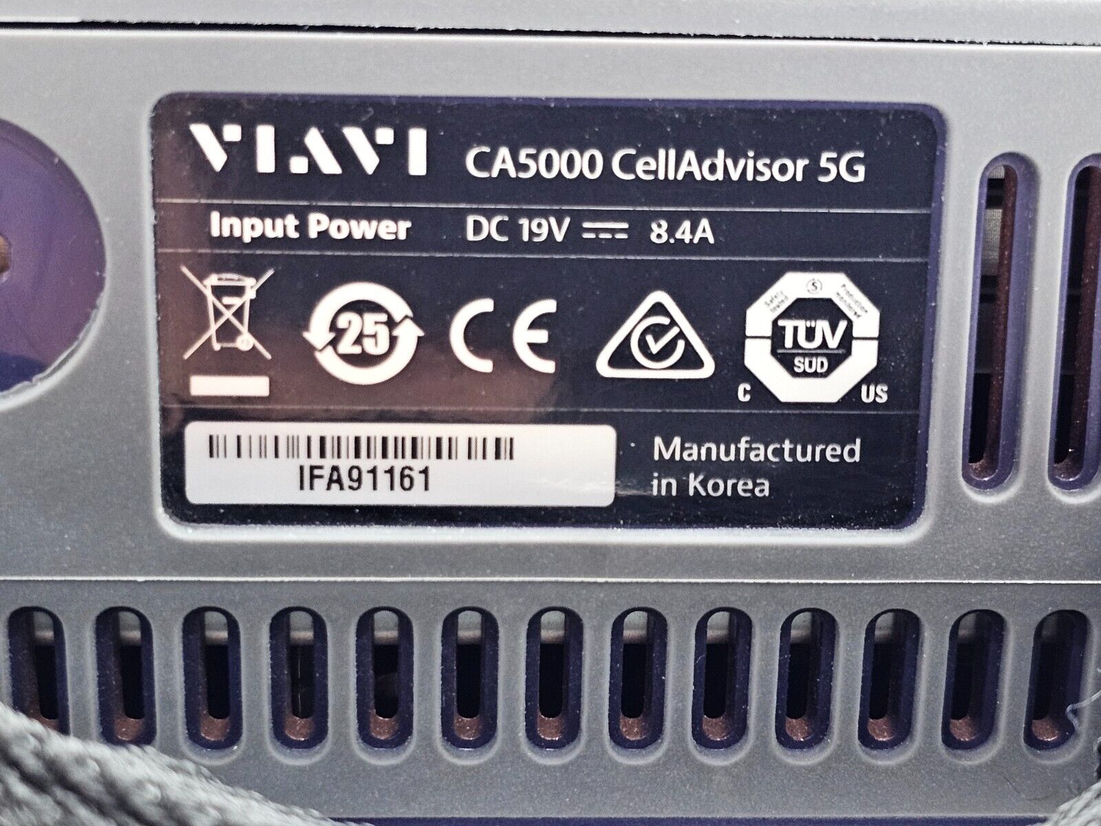 Viavi JDSU CA5000 CellAdvisor 5G Option F001 5G NR FR1 - 6 GHz