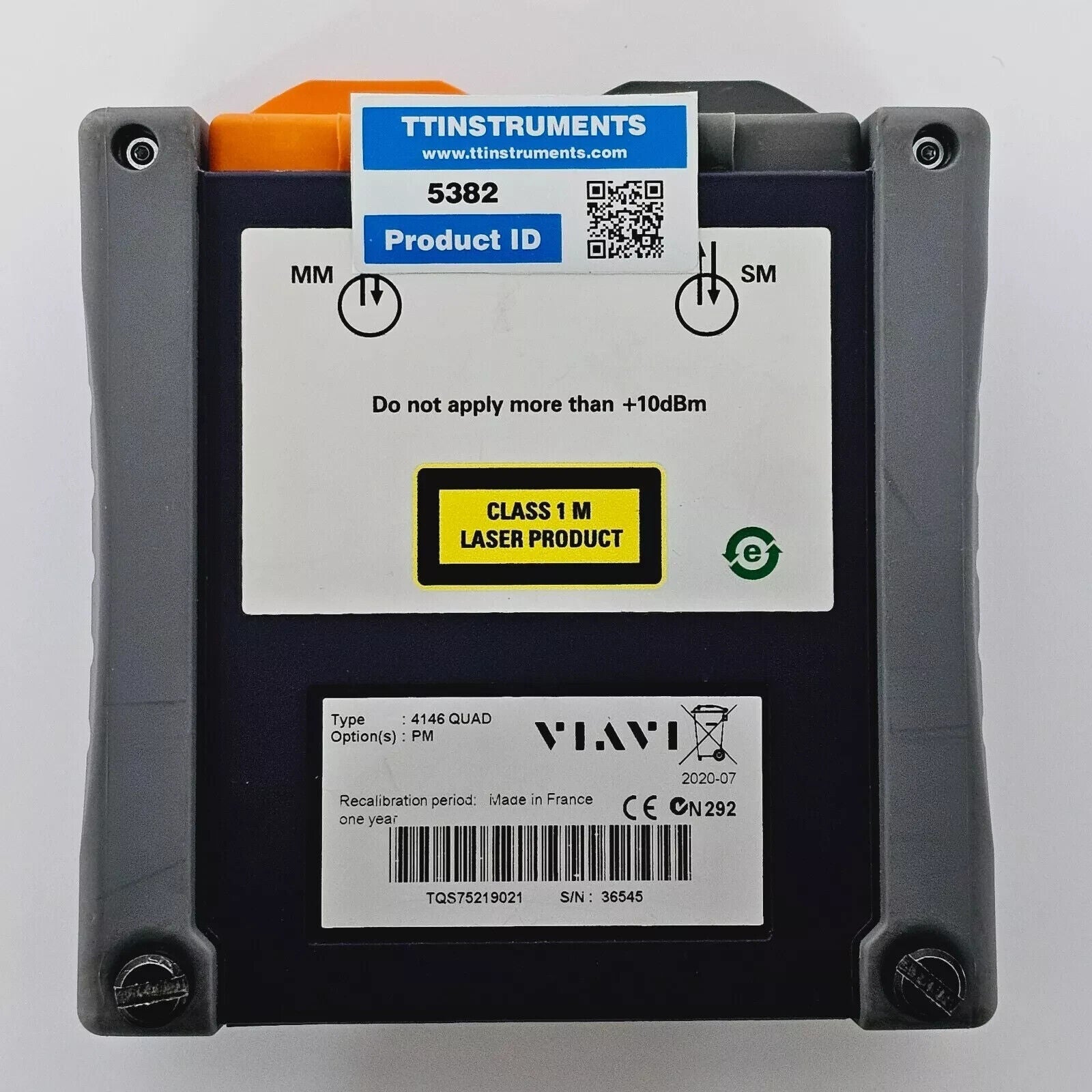 Viavi JDSU CALIBRATED MTS 2000 with 4146 QUAD OTDR SM MM 850 1300 1310 1550