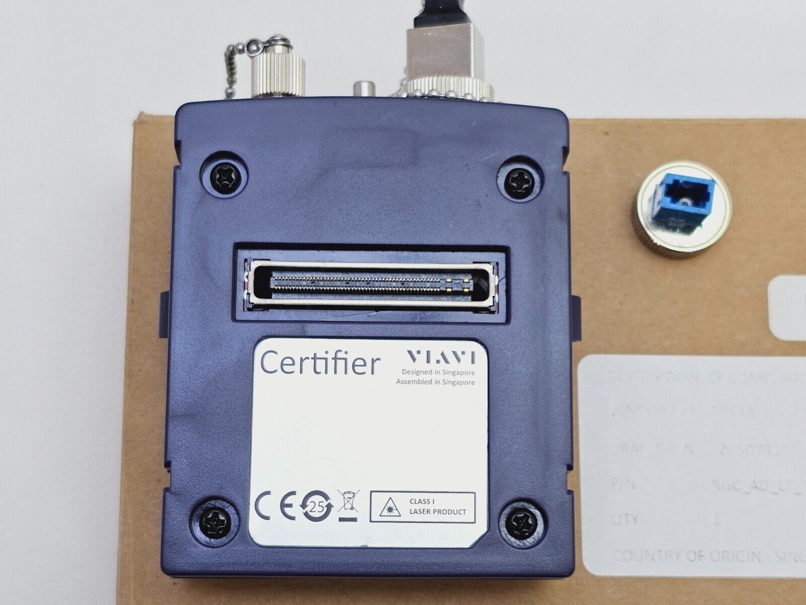 Viavi JDSU Certifier Multimode Fiber Adapters NGC_AD_EF_MM1 850 1300 nm