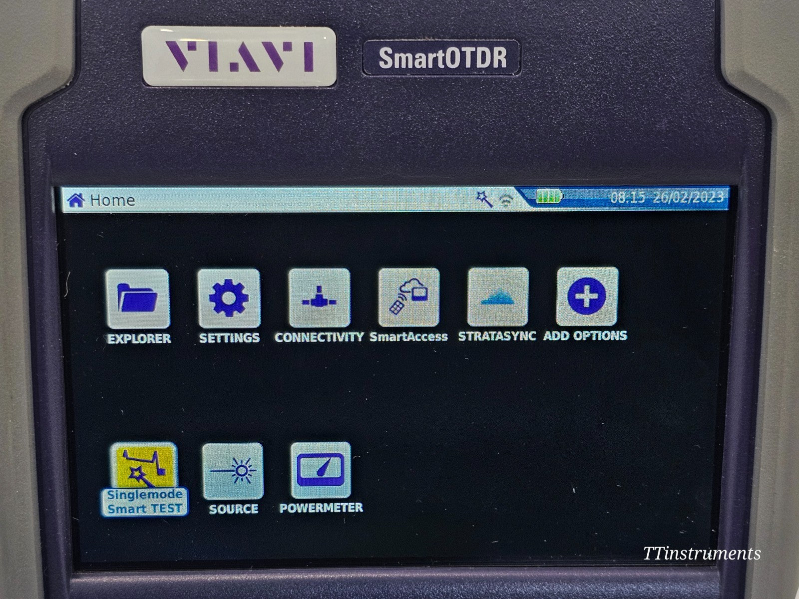 Viavi JDSU E100AS SmartOTDR 1310/1550 nm PC SM Metro Access OTDR Smartlink 2022