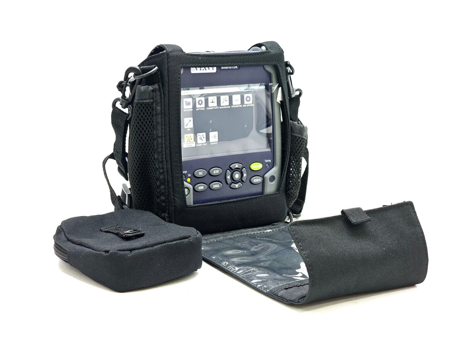 Viavi JDSU E100AS SmartOTDR 1550 nm 35 dB SM Metro Access OTDR VFL APC SC Source