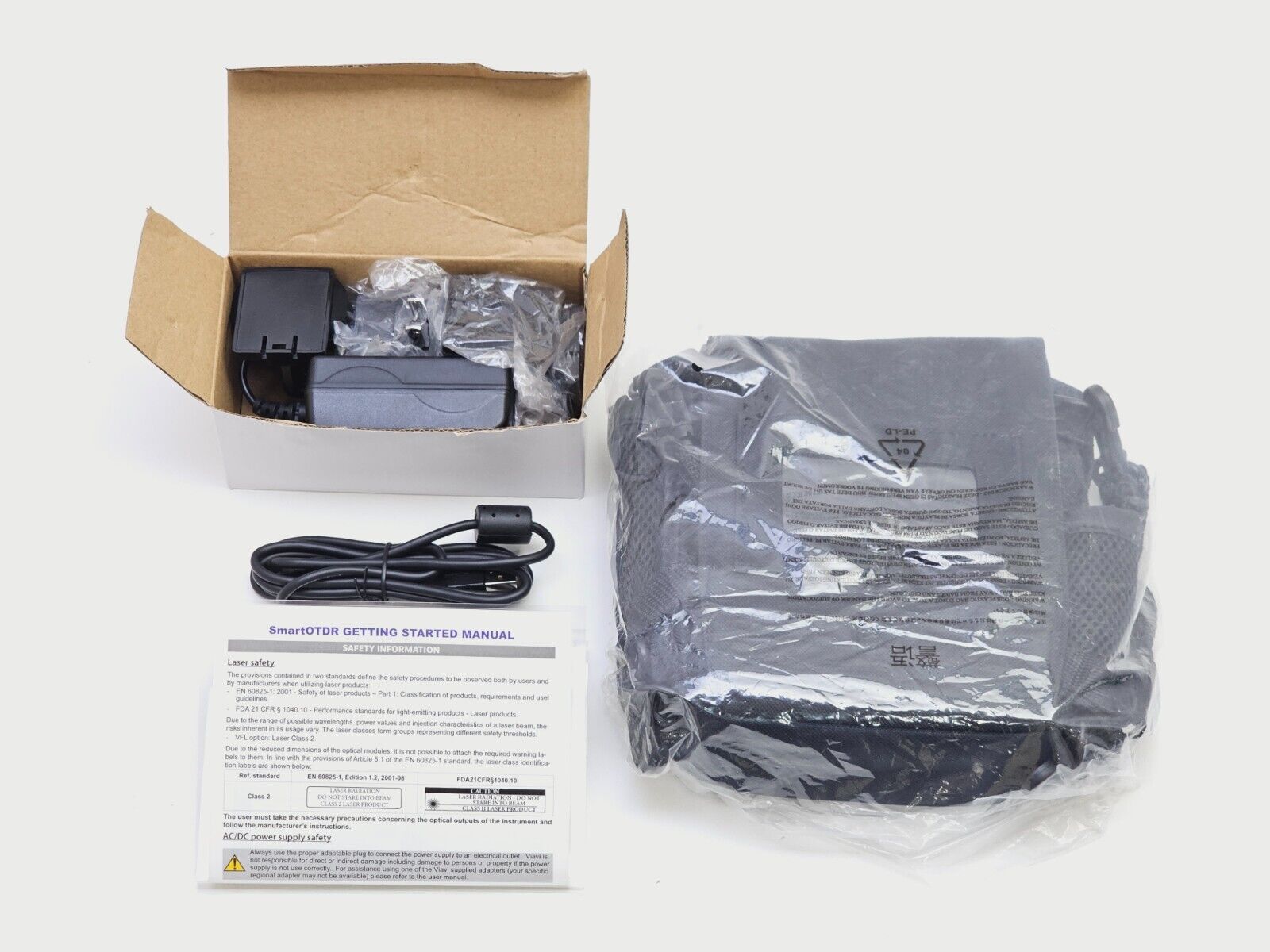 Viavi JDSU E100AS SmartOTDR 1550 nm 35 dB SM Metro Access OTDR VFL APC SC Source