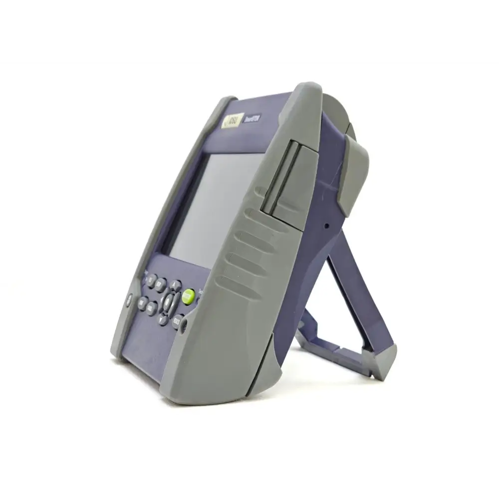 Viavi JDSU E126A SmartOTDR rear view showing product label with serial number