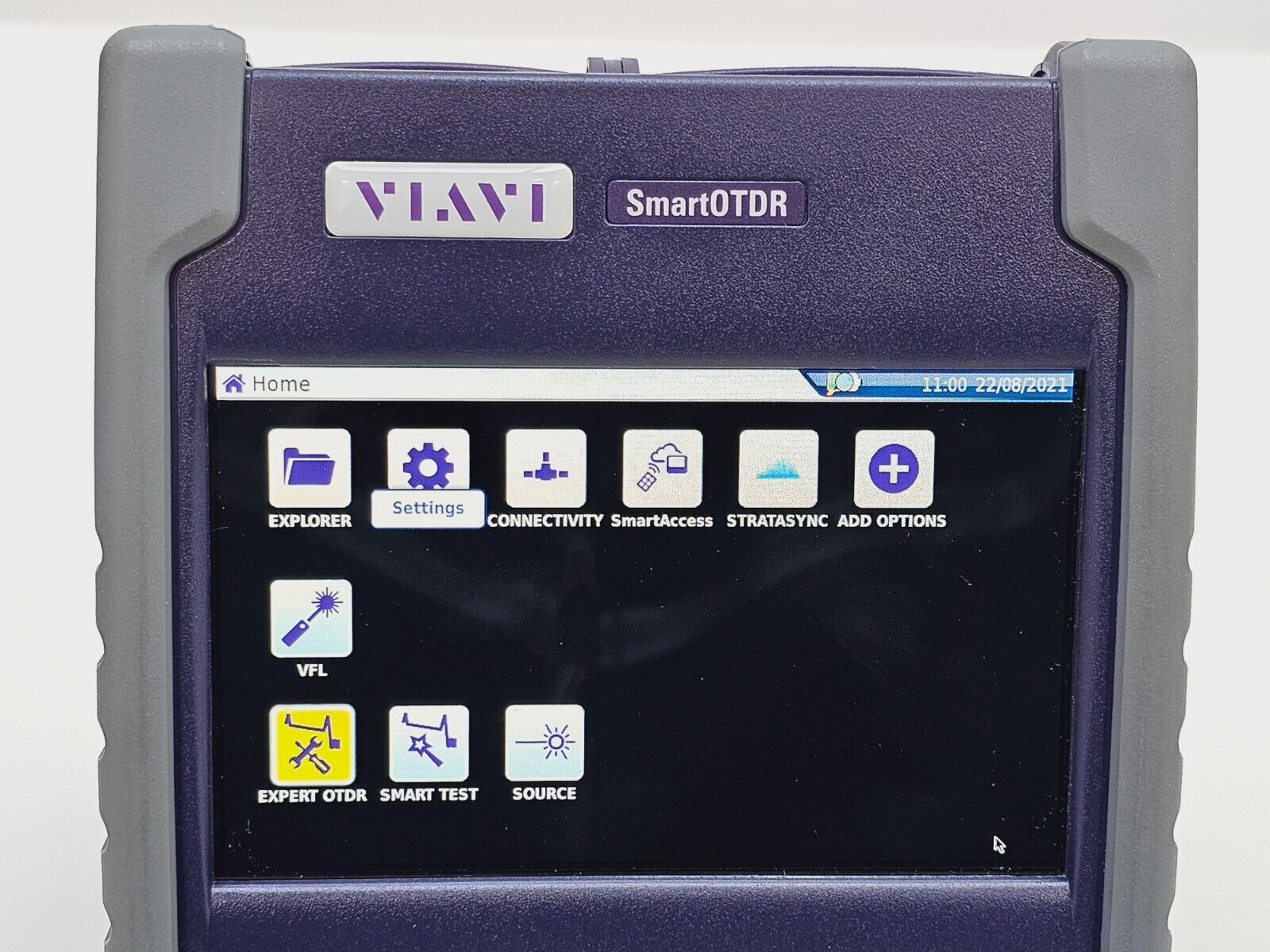 Viavi JDSU E126A SmartOTDR 1310/1550 nm 37/35 dB SM Metro Access OTDR VFL APC SC