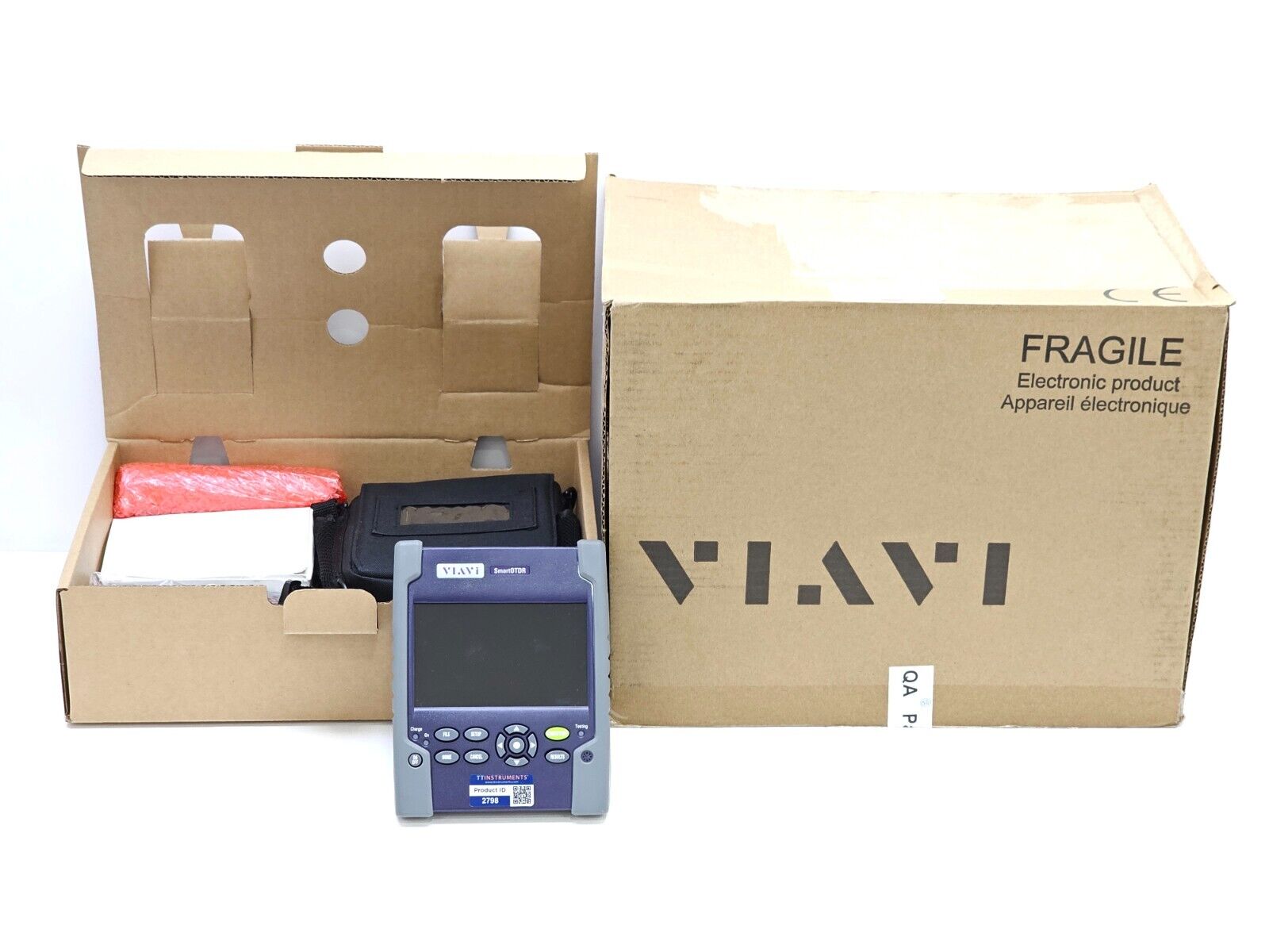 Viavi JDSU E126A SmartOTDR 1310/1550 nm 37/35 dB SM Metro Access OTDR VFL APC SC