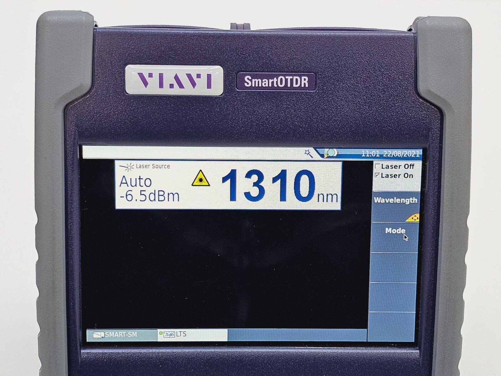 Viavi JDSU E126A SmartOTDR 1310/1550 nm 37/35 dB SM Metro Access OTDR VFL APC SC